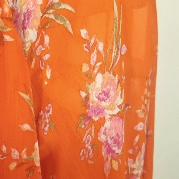 VINCE CAMUTO Orange THREE TIER DRESS SIZE 2XL NWTG - Picture 14 of 15